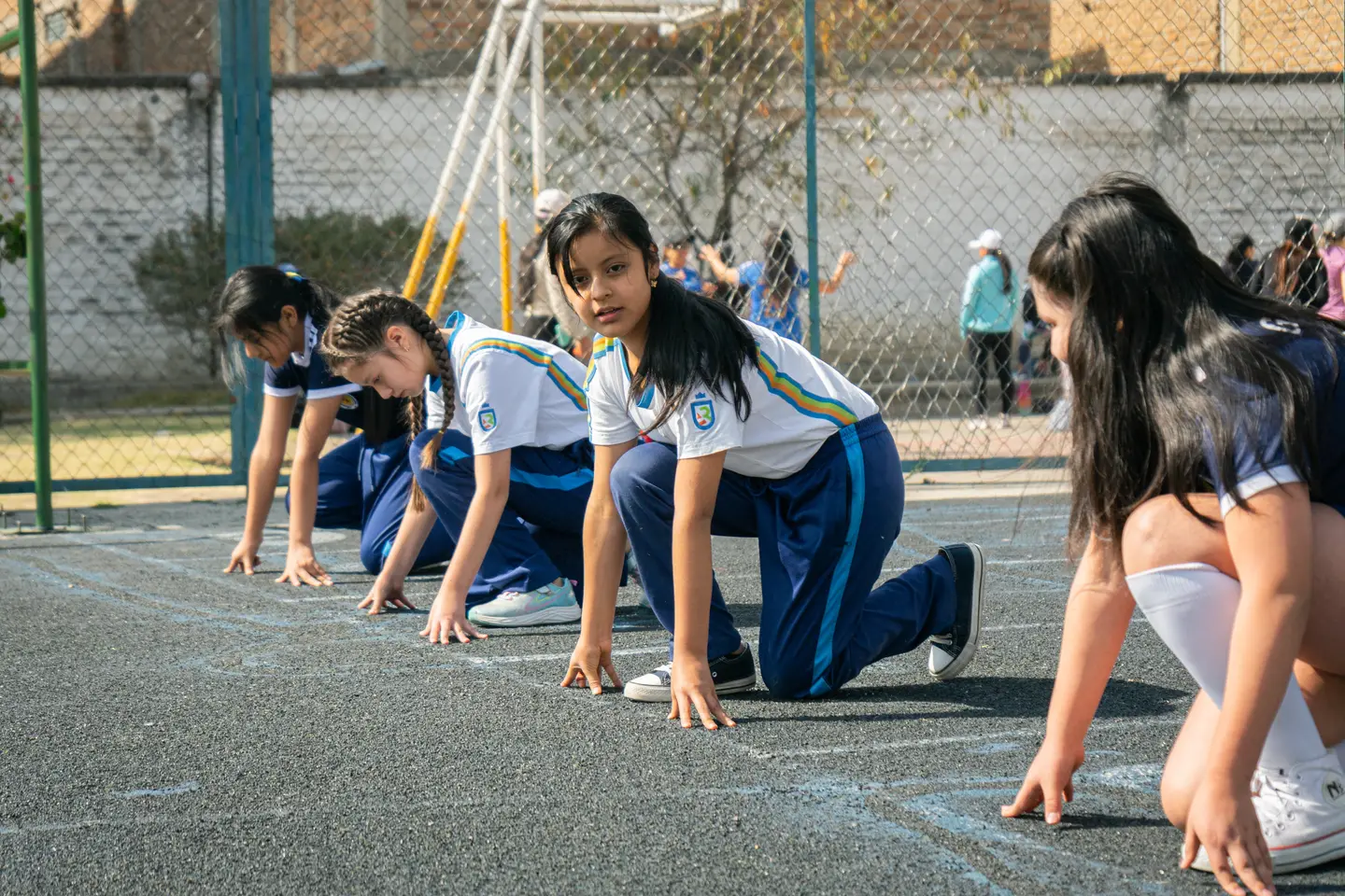 Competencia de atletismo escolar